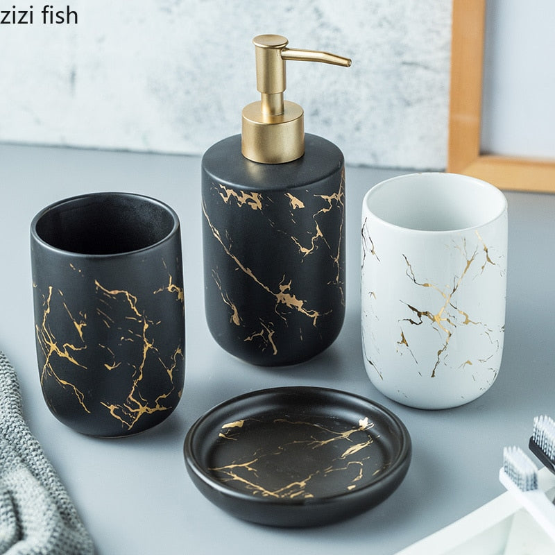 Nordic Matte Bathroom Accessories Set - fydaskepas