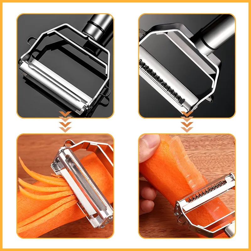 Stainless Steel Kitchen Vegetable Peeler - fydaskepas