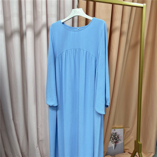 Solid Color Abayas for Women - fydaskepas