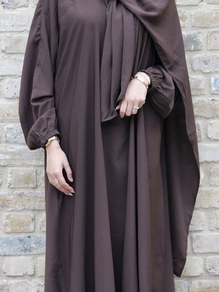 Hooded Abaya Long Dresses Women - fydaskepas