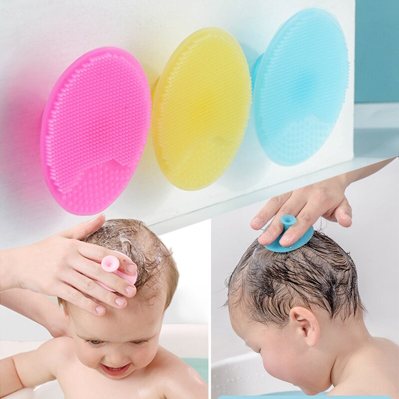 Silicone Soft Baby Bath Massage Brush - fydaskepas