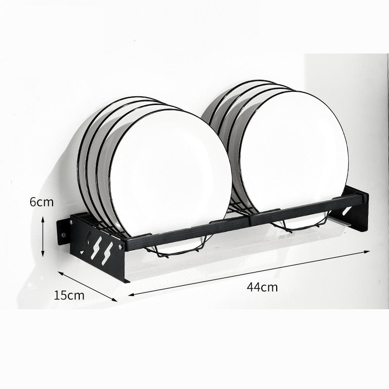 Kitchen Wall Mounted Dish Drying Rack - fydaskepas