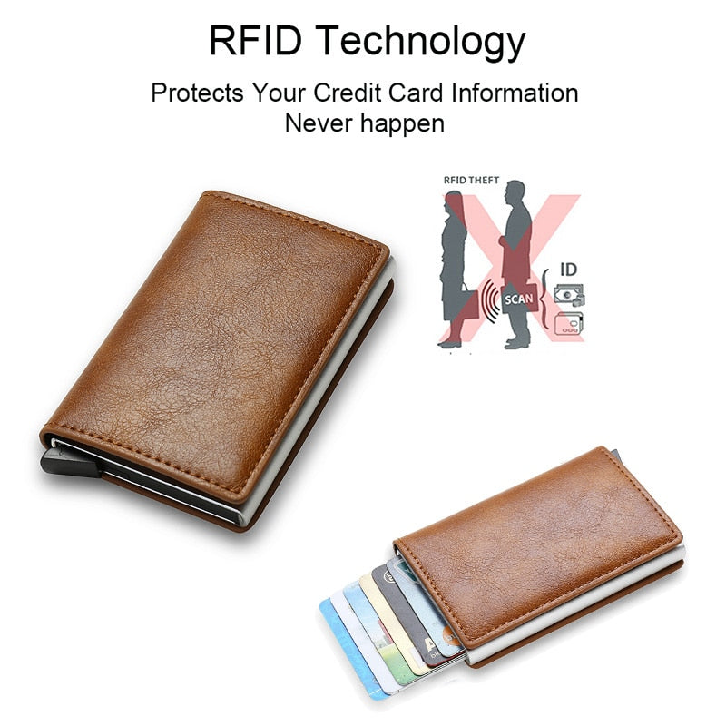 Rfid Card Holder Men Wallets - fydaskepas