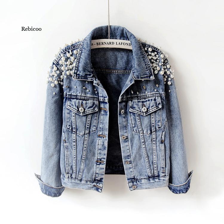 Pearl Casual Denim Jacket for Women - fydaskepas