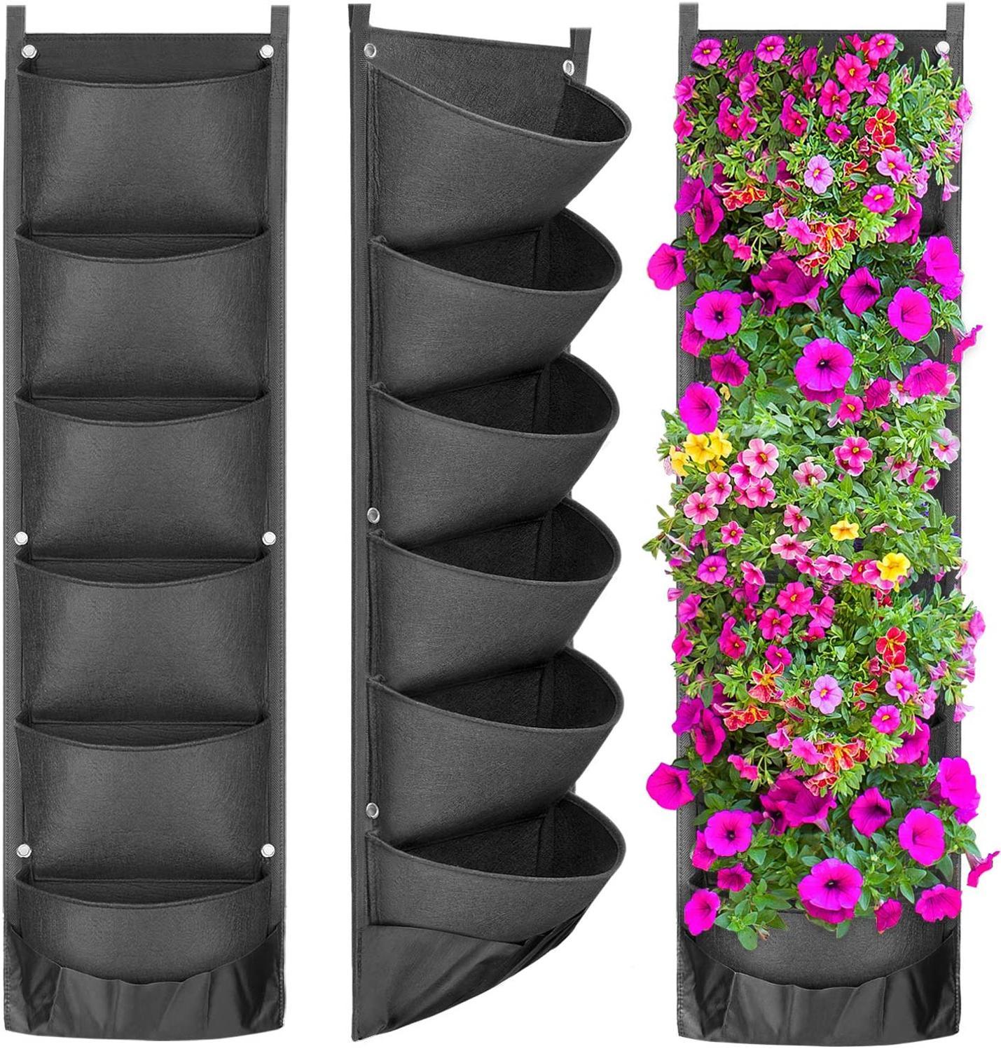 Vertical Hanging Garden Flower Pots - fydaskepas