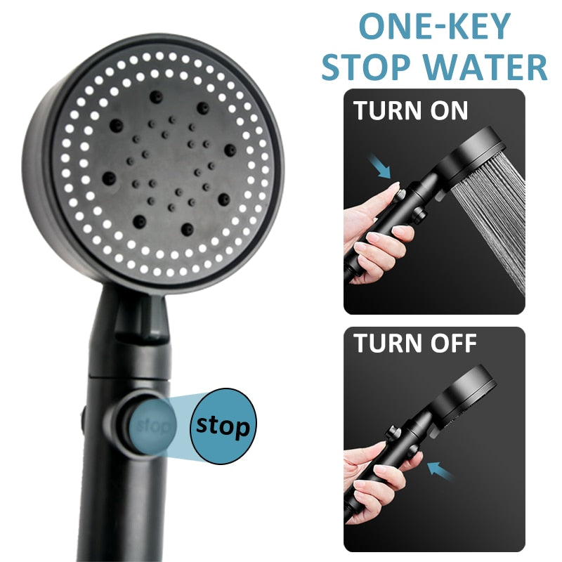 Water Saving Massage Shower Head - fydaskepas