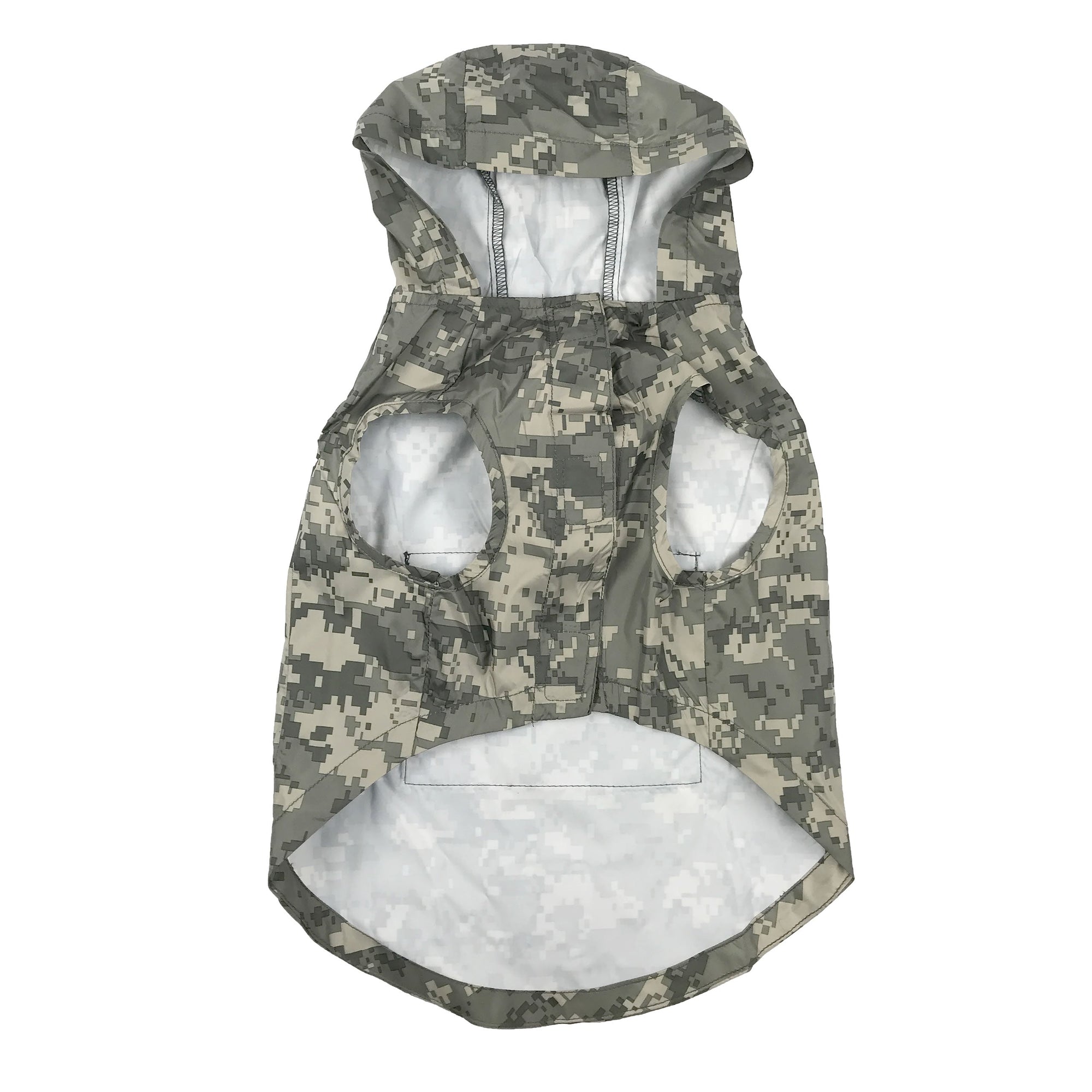 Camo Packable Dog Raincoat - fydaskepas