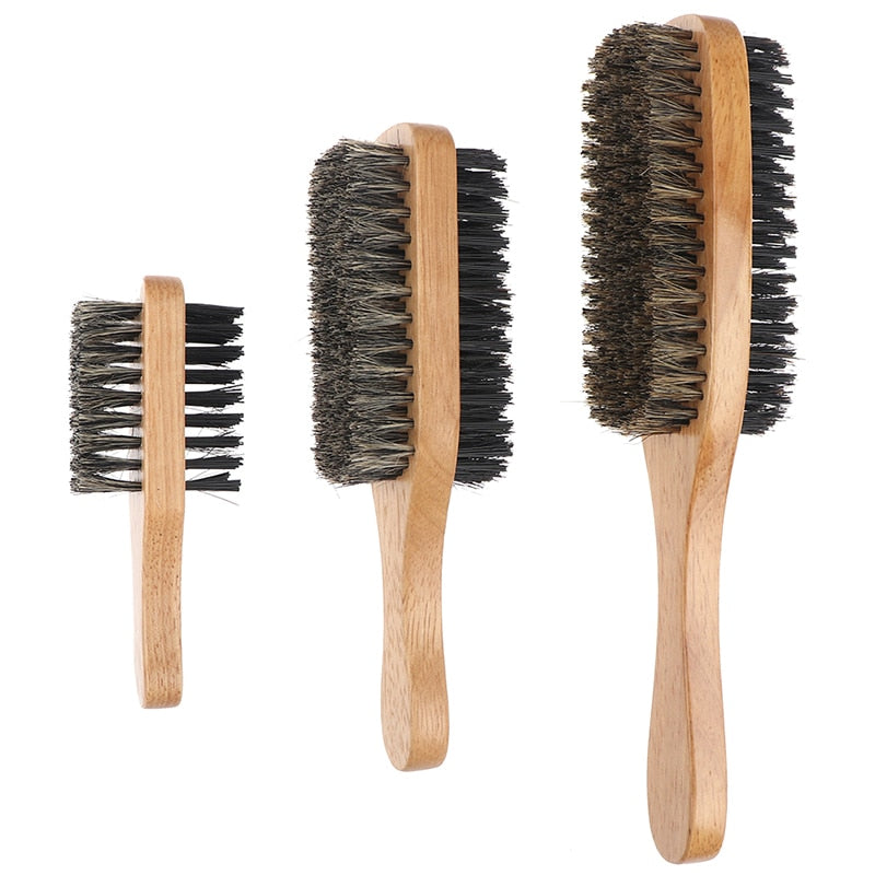 Men Boar Bristle Beard Brush - fydaskepas