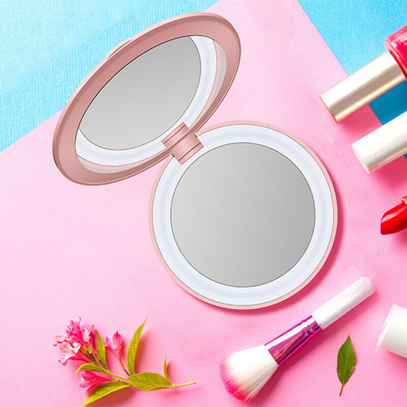 Charging Treasure Makeup Mirror With Light - fydaskepas