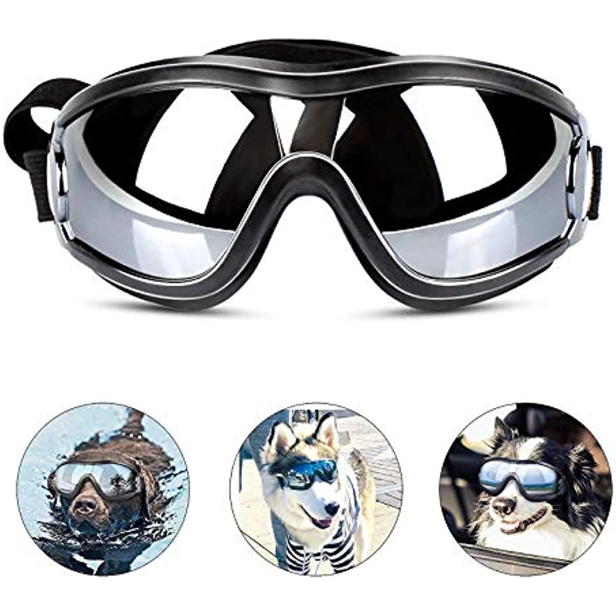 Adjustable Strap Dog Eye Protection Goggles - fydaskepas