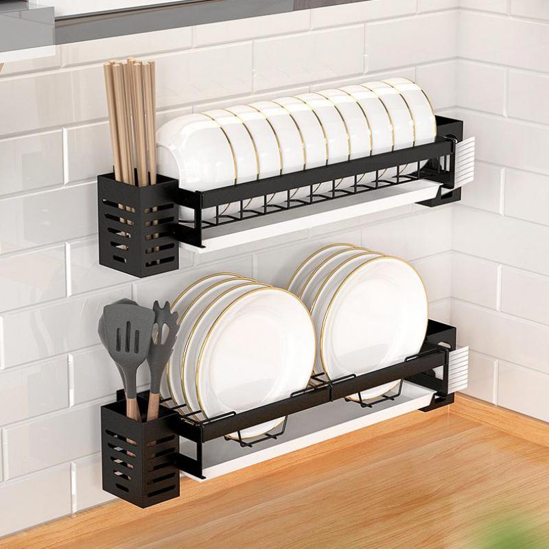 Kitchen Wall Mounted Dish Drying Rack - fydaskepas