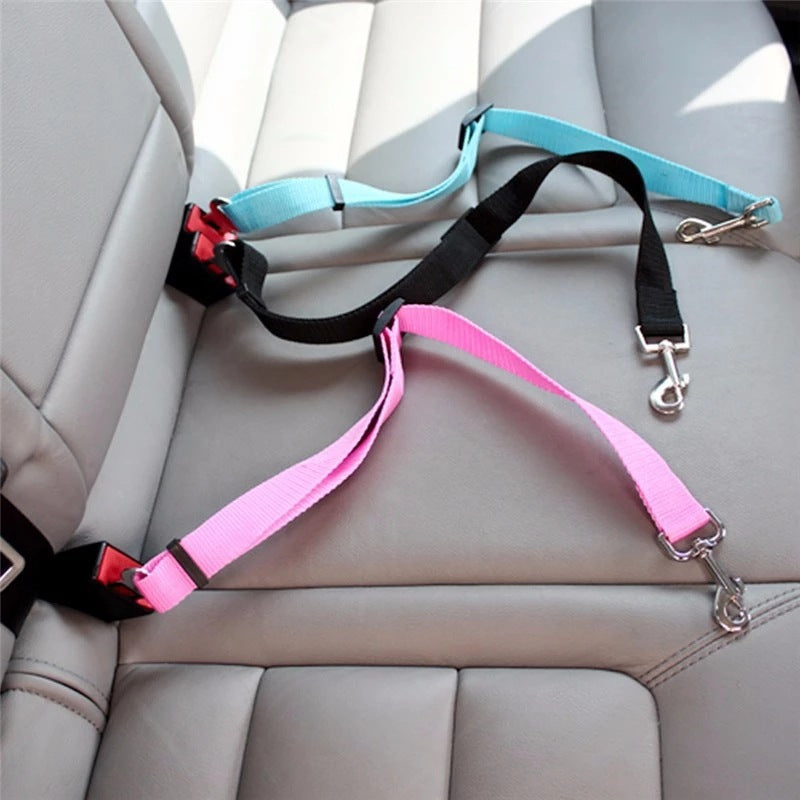 Adjustable Dog Safety Seat Belt - fydaskepas