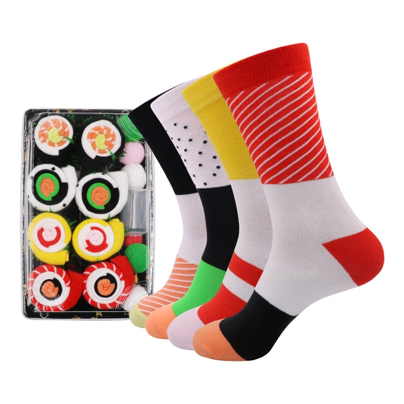 Personalized Pizza Sushi Women Socks - fydaskepas