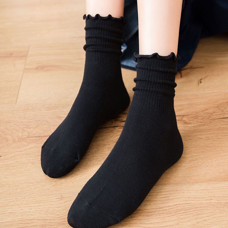 Women Frilly Ruffle Socks Lolita Style - fydaskepas