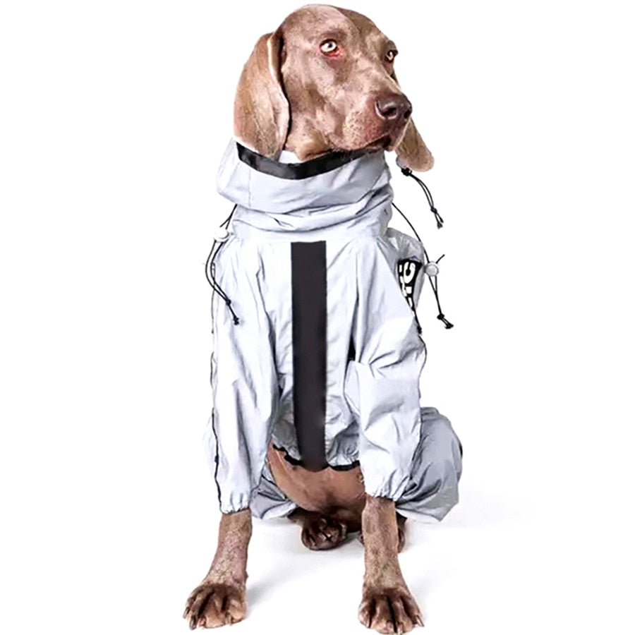 Reflective Dog Raincoat - fydaskepas