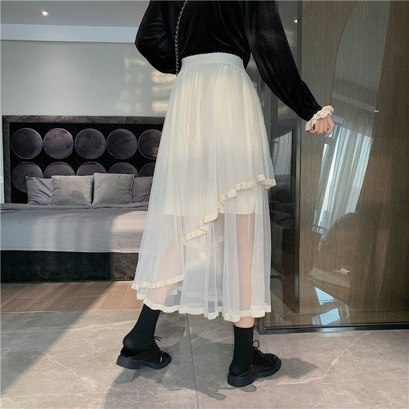 Women Solid Korean Style Women Skirt - fydaskepas