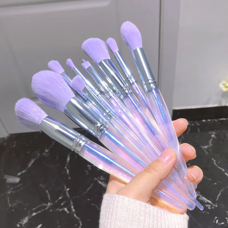 Purple Makeup Brush Set - fydaskepas