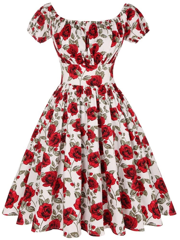 Rockabilly Women Swing Dress - fydaskepas