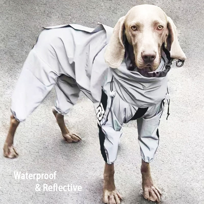 Reflective Dog Raincoat - fydaskepas