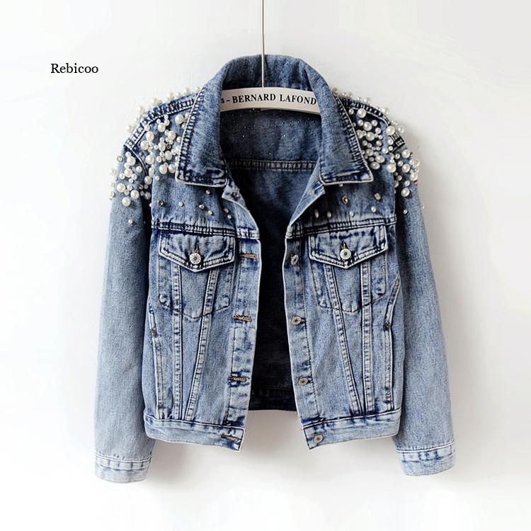 Pearl Casual Denim Jacket for Women - fydaskepas