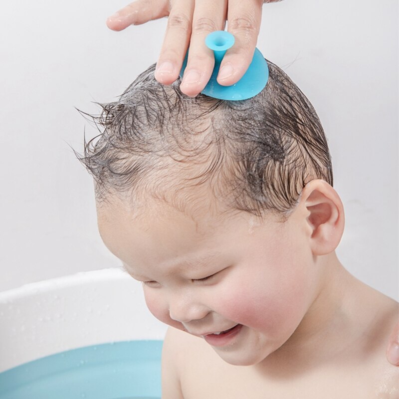 Silicone Soft Baby Bath Massage Brush - fydaskepas