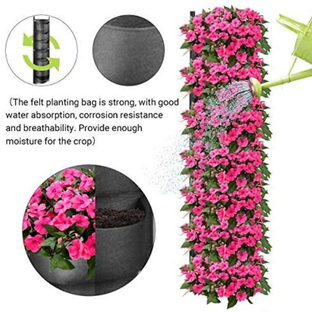 Vertical Hanging Garden Flower Pots - fydaskepas